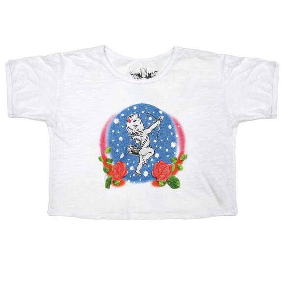 ⭐️NEW⭐️BOYS LIE / Space Cadet Cropped Baby Tee - Picture 3 of 6